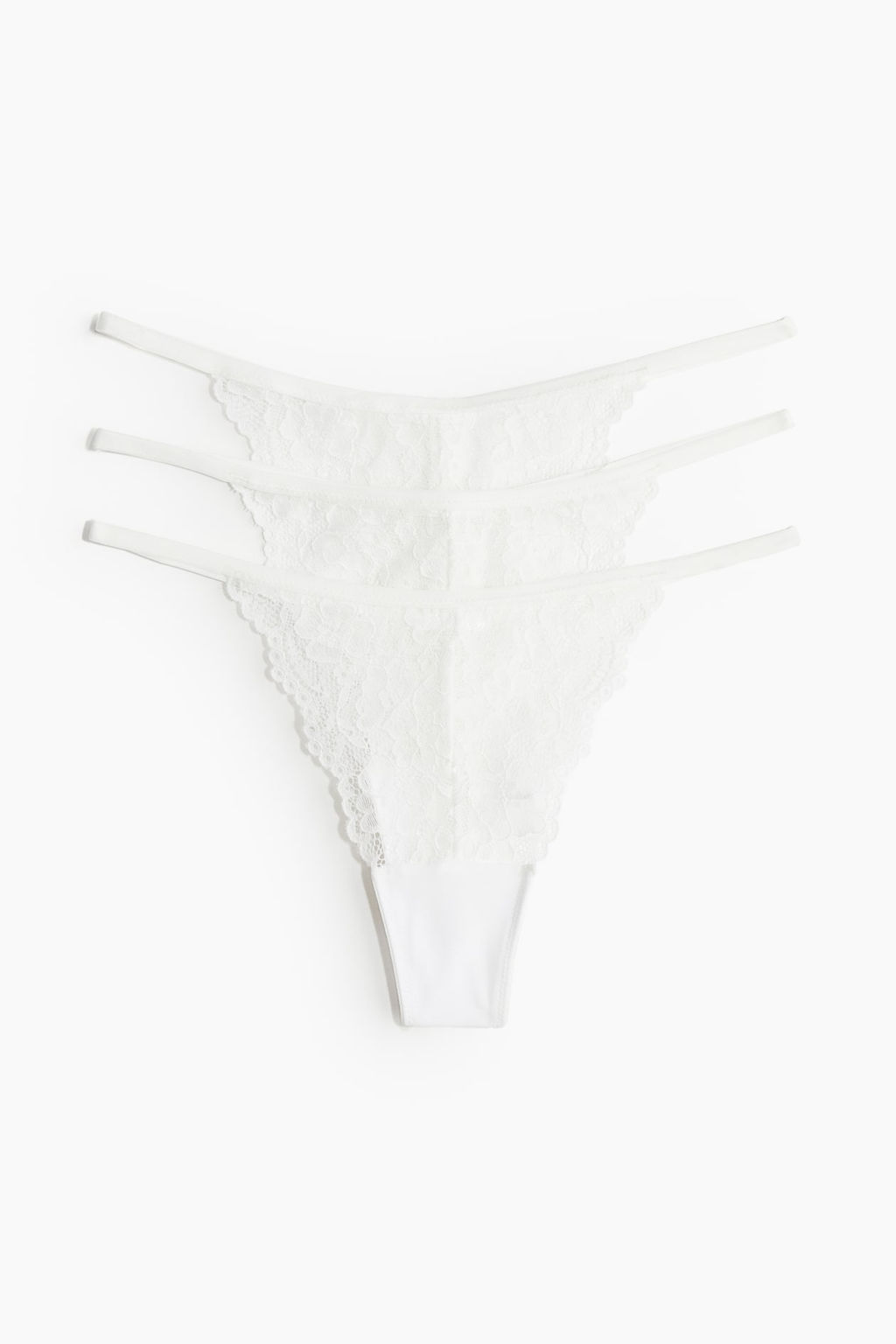 Pack de 3 bragas Thong de encaje - H&m фото 6