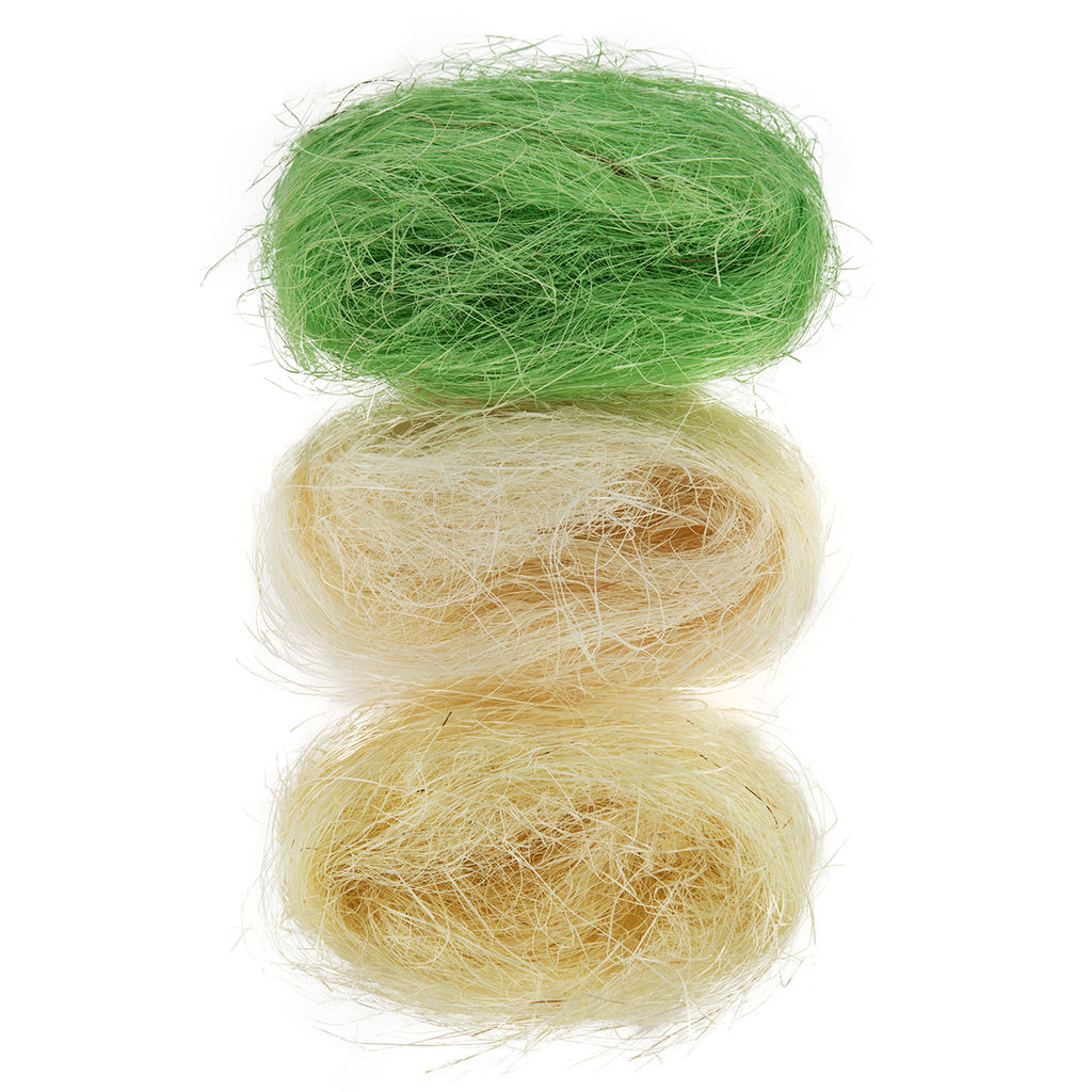 Blumentag BMG-30 MIX Сизалевое волокно 30 г  3 г 09 Белый/желтый/ св.зеленый