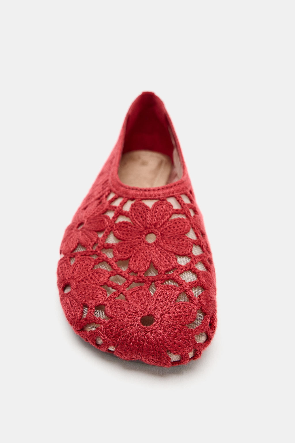 BAILARINA CROCHET FLORES / Rojo - Zara фото 5