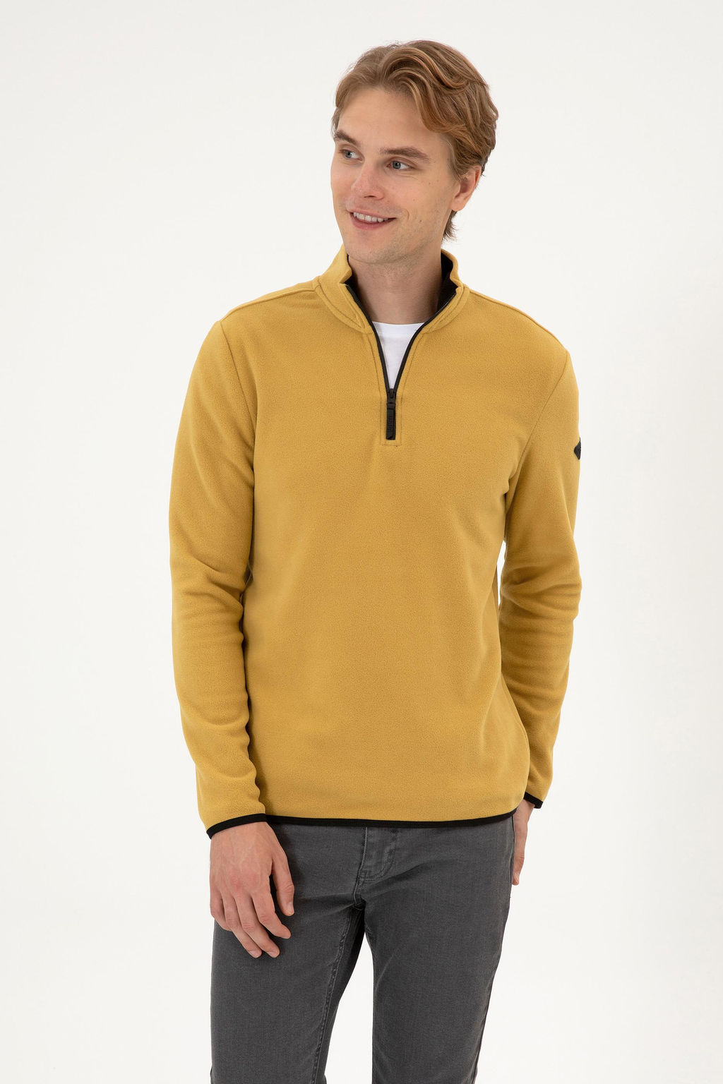 Erkek Ye_il Basic Sweatshirt Sepette S_rpriz _ndirim - U.s. polo assn фото 3