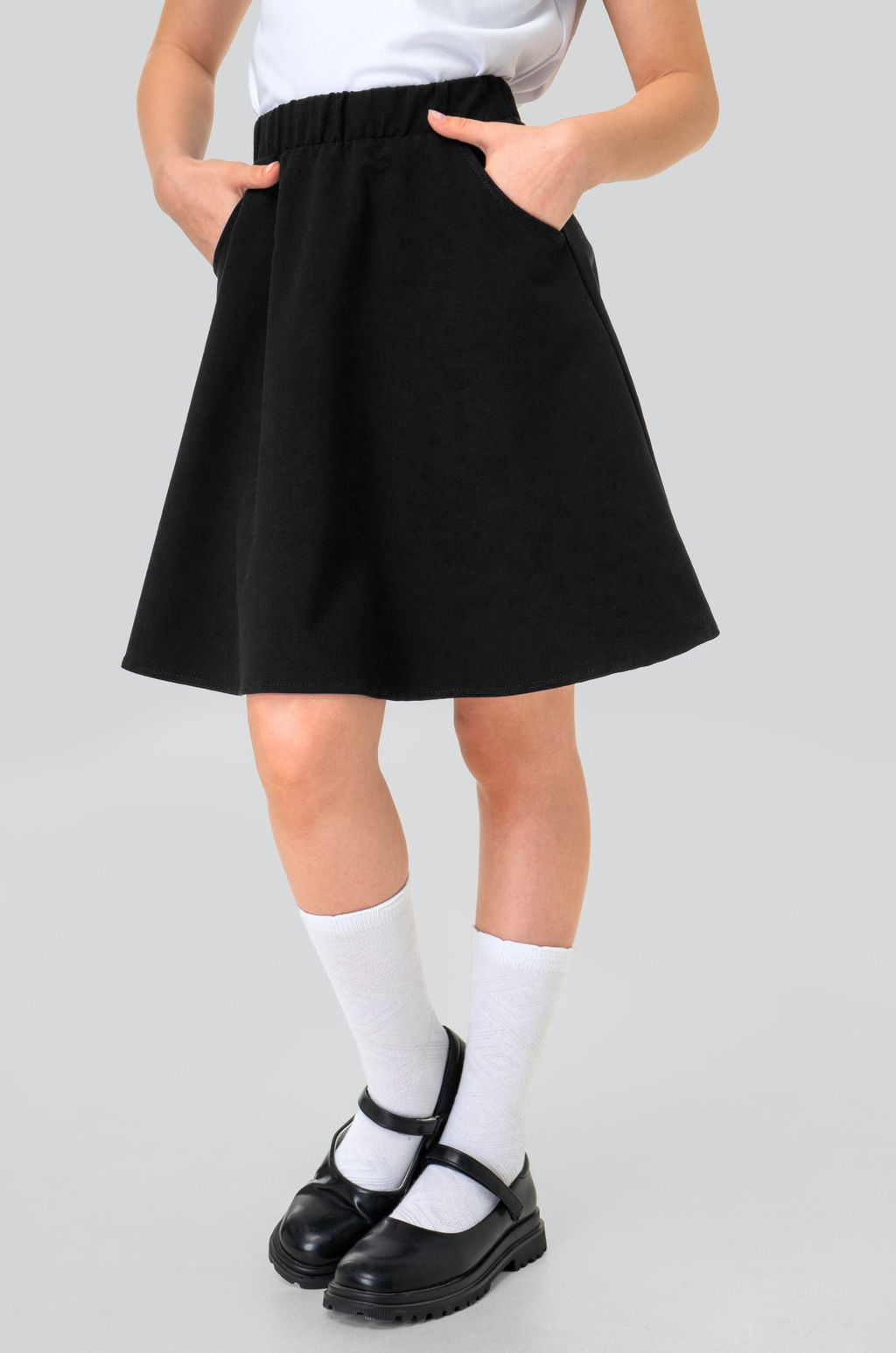 Юбка для девочки из футера Happyfox