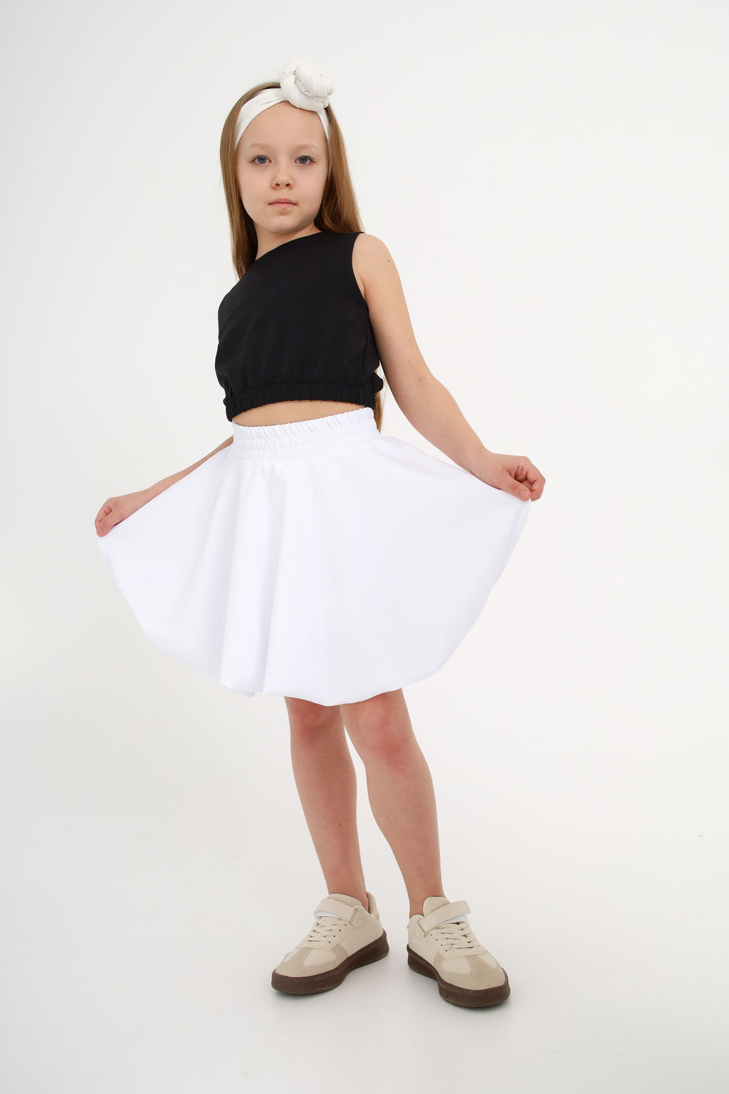 Солоха льняная с узлом, белая - Inzibe фото 33