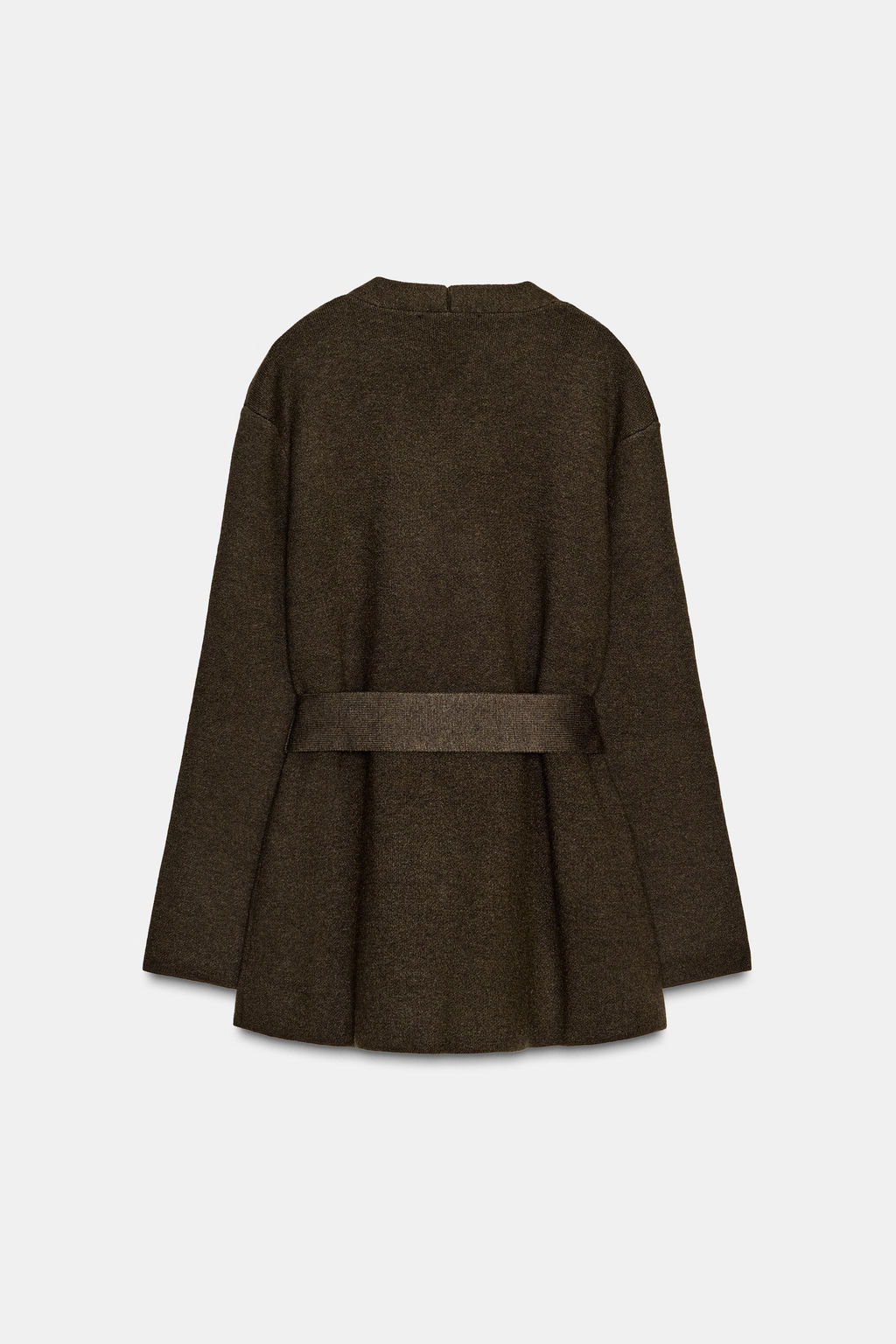 BELTED KNIT CARDIGAN - Zara фото 7