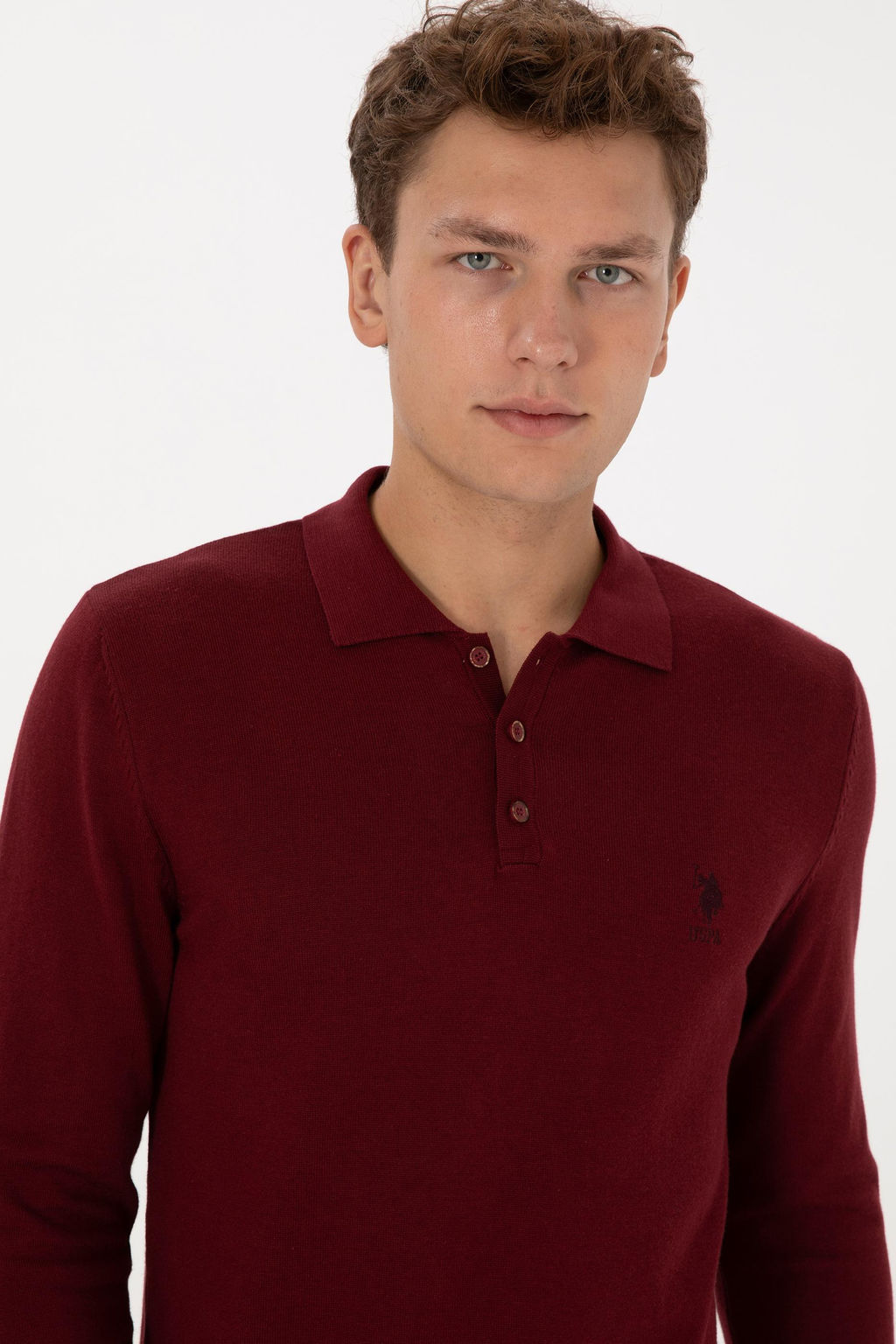Erkek Bordo Basic Kazak - U.s. polo assn фото 2