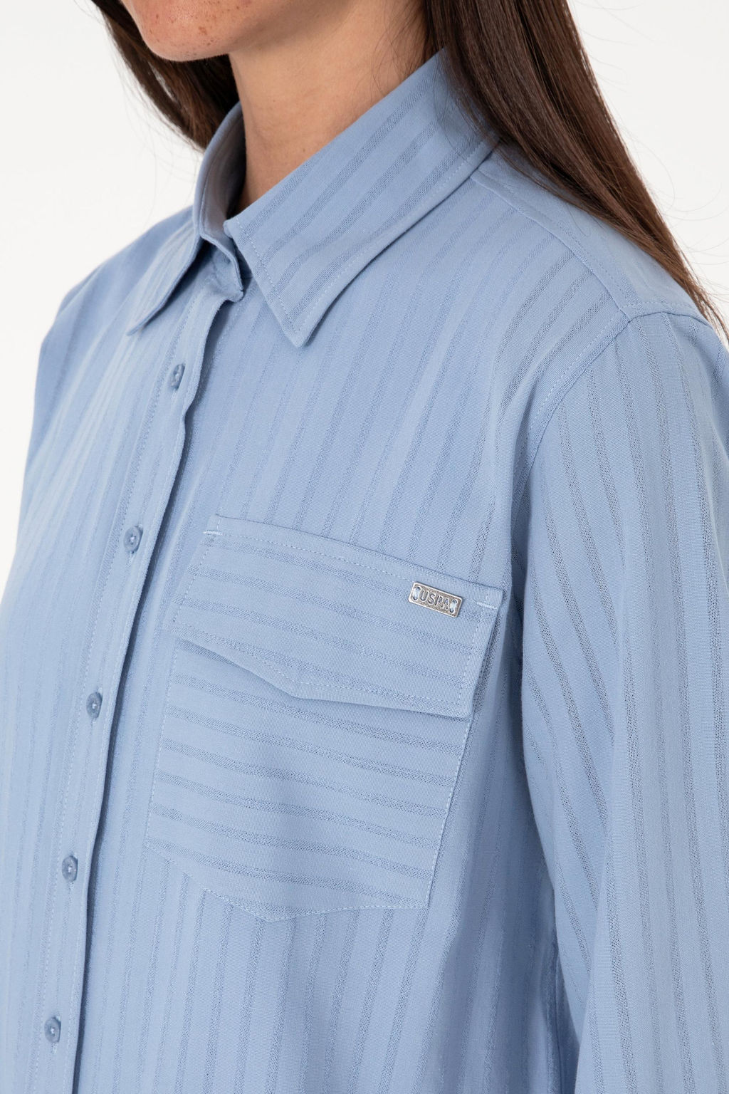 Kad_n Mavi Uzun Kollu G_mlek Sepette S_rpriz _ndirim - U.s. polo assn фото 7