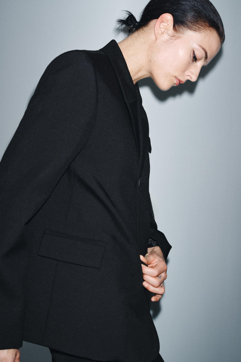 100% WOOL BLAZER ZW COLLECTION LIMITED EDITION - Zara фото 3