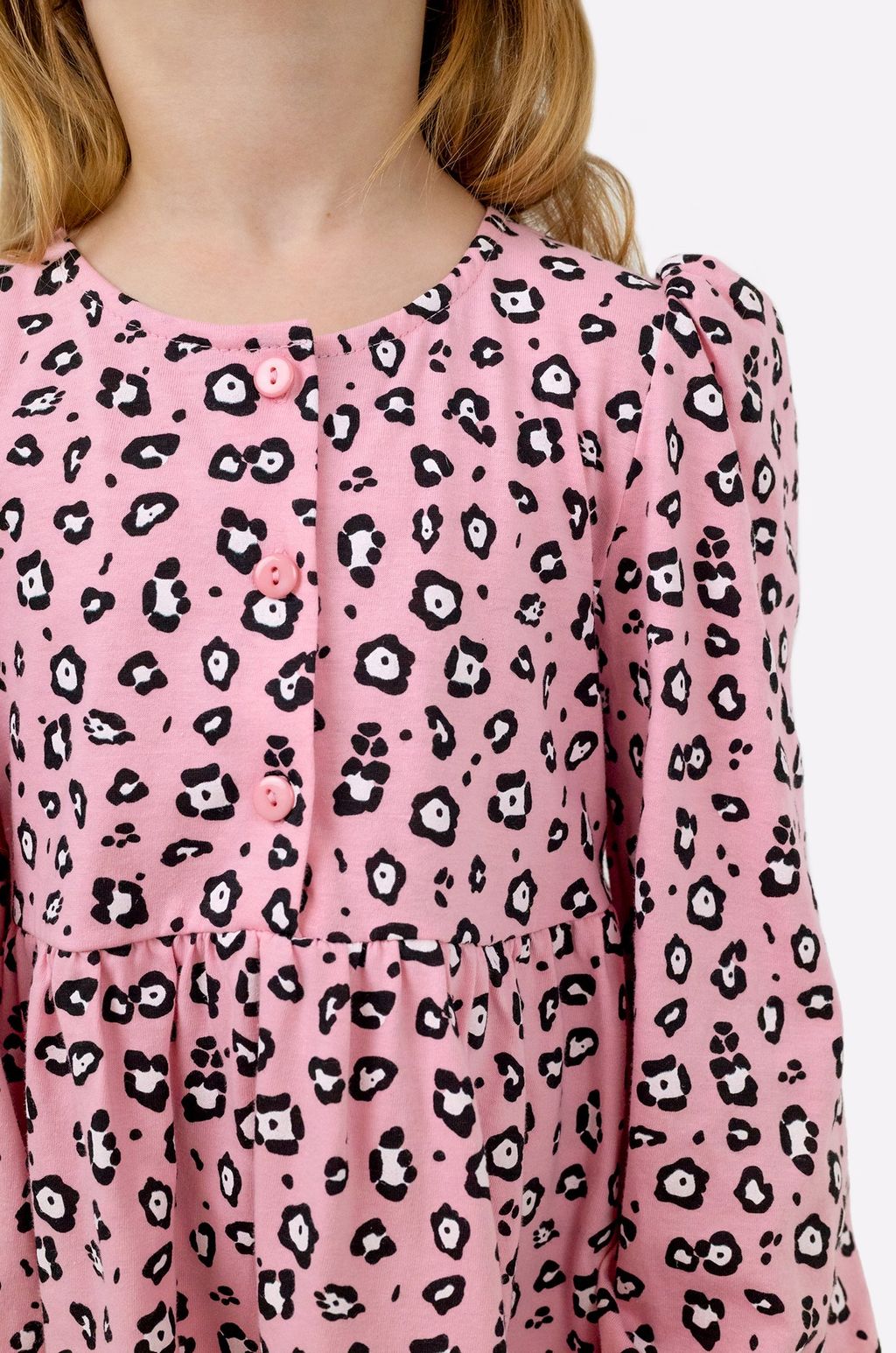 Хлопковое платье для девочки Happyfox