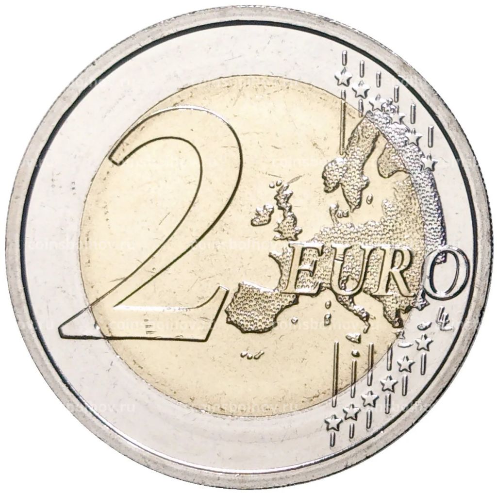 2 евро 2022 года Германия A  35 лет программе Эразмус