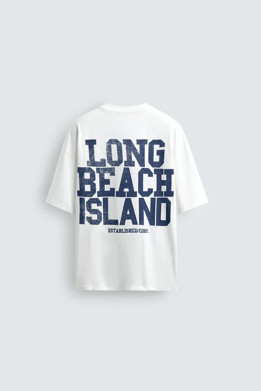 CAMISETA RELAXED FIT ESTAMPADOS LAVADOS / Blanco - Zara фото 9