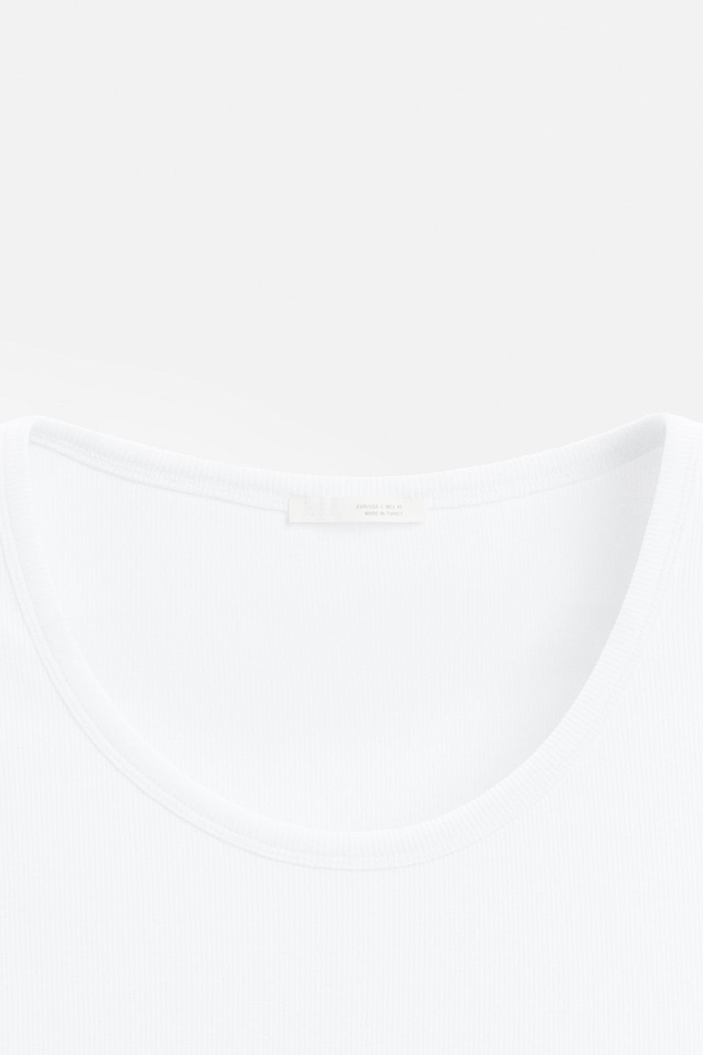 BASIC RIB TANK TOP - Zara фото 8