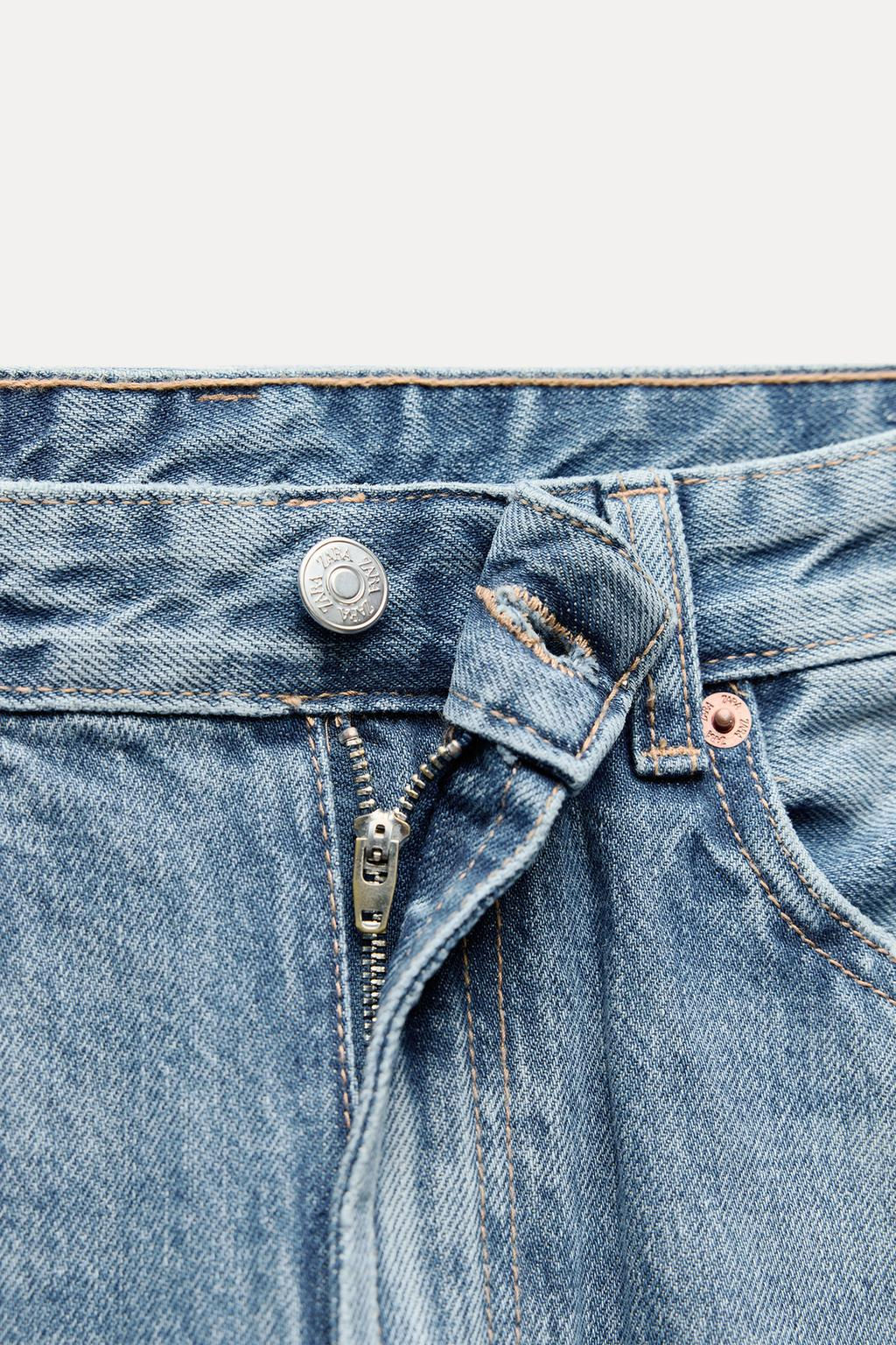 TRF RELAXED-FIT MID-RISE JEANS - Zara фото 14