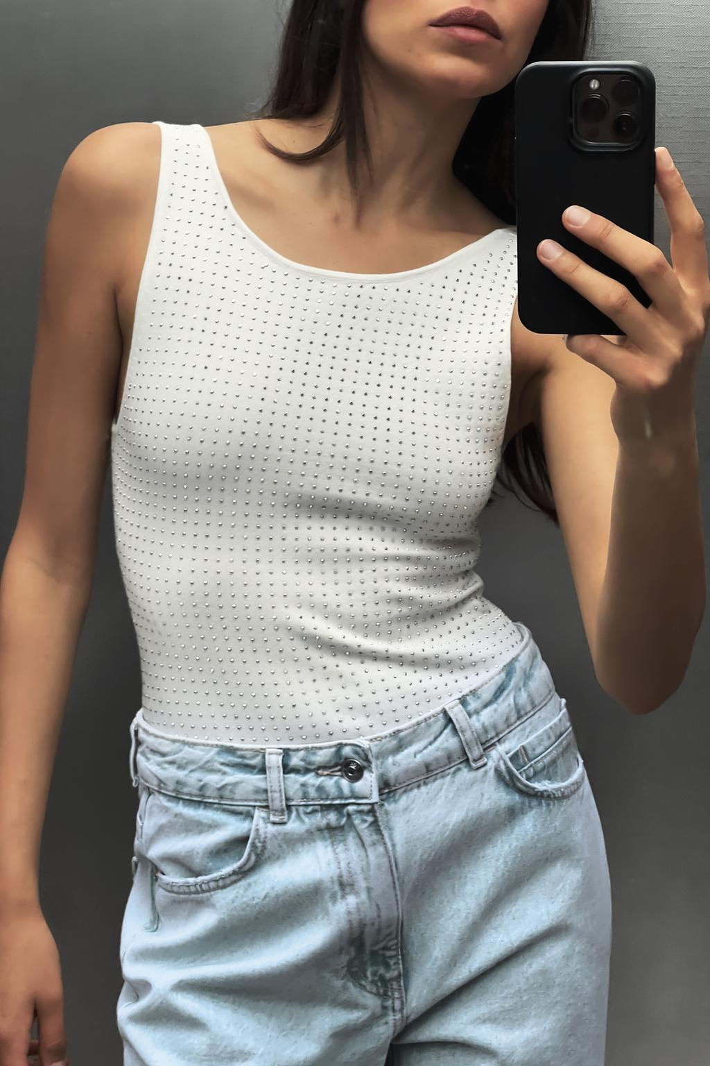 SHIMMERY KNIT BODYSUIT - Zara фото 2