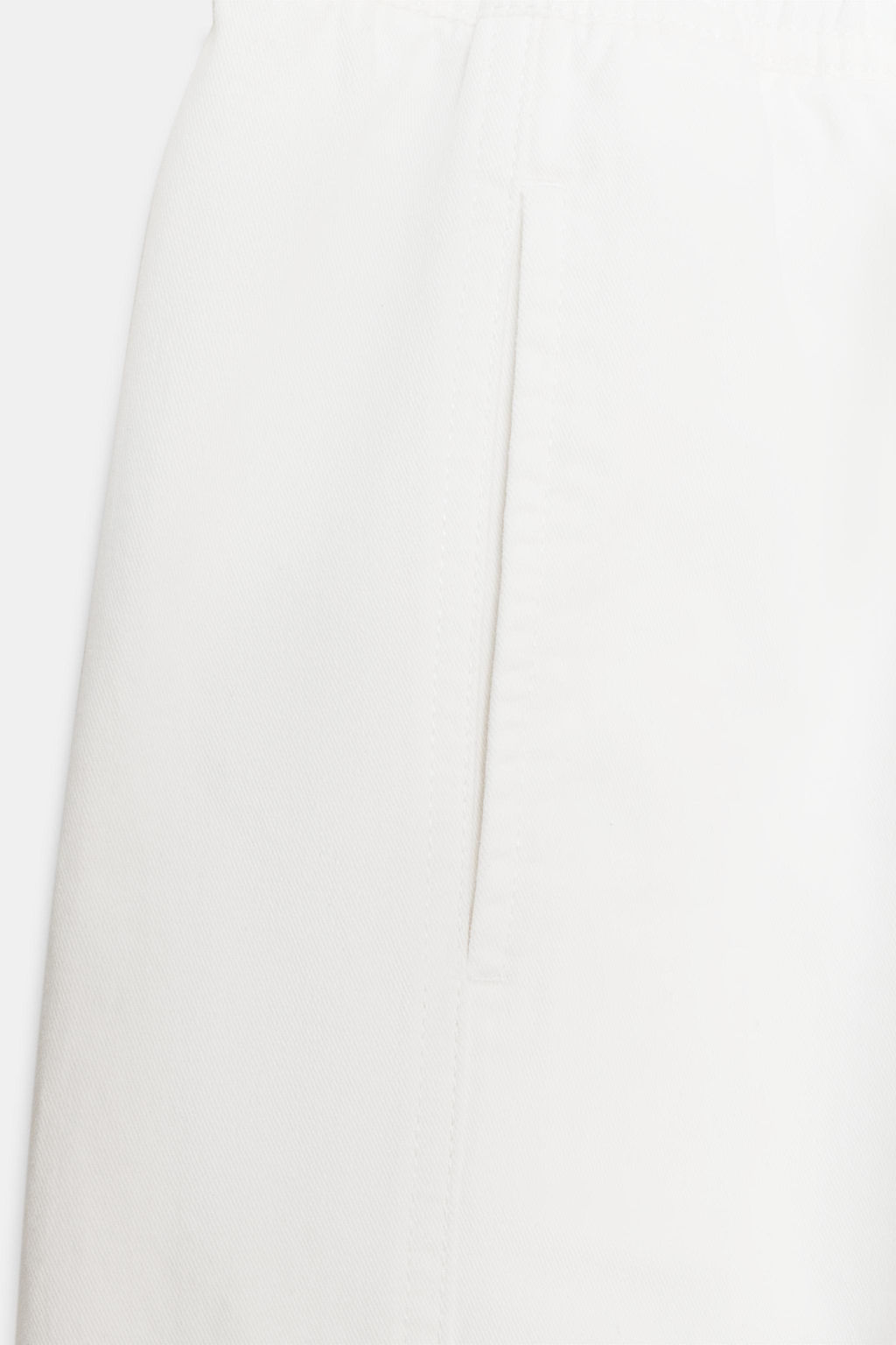 PANTAL?N CINTURA EL?STICA / Blanco - Zara фото 8