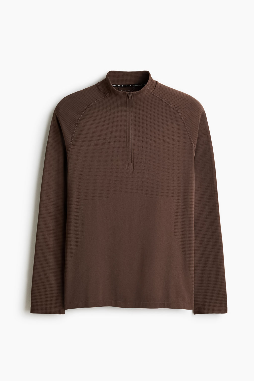 Muscle Fit Zip top sports top with DryMove - H&m фото 3