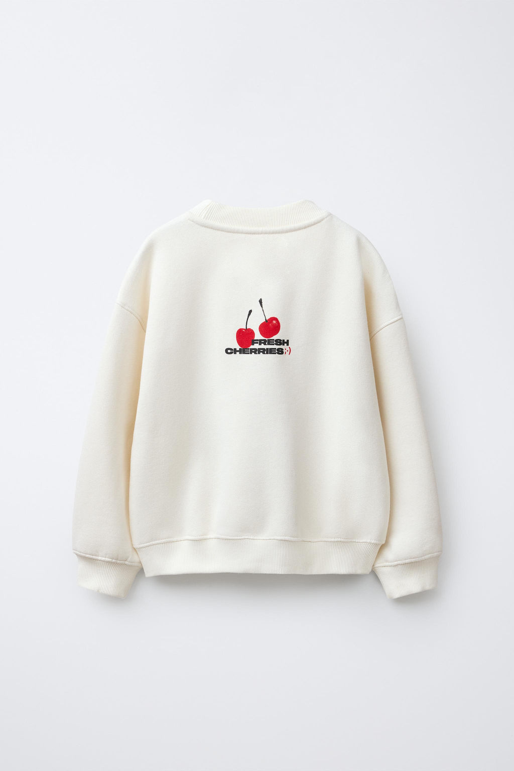 CHERRY AND SLOGAN SWEATSHIRT - Zara фото 10
