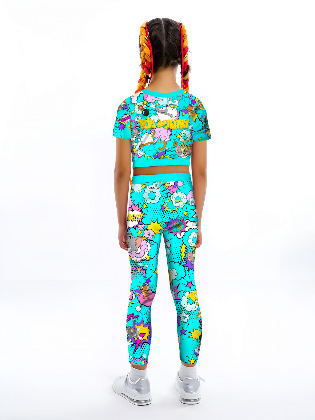 Леггинсы  Ассорти,бирюзовый-краски - Стиляж фото 7