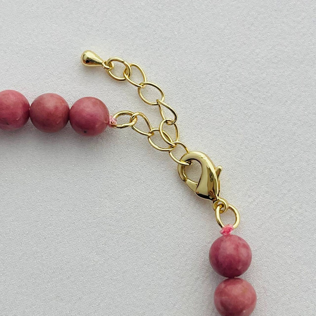 Браслет из Родонита 17 см +