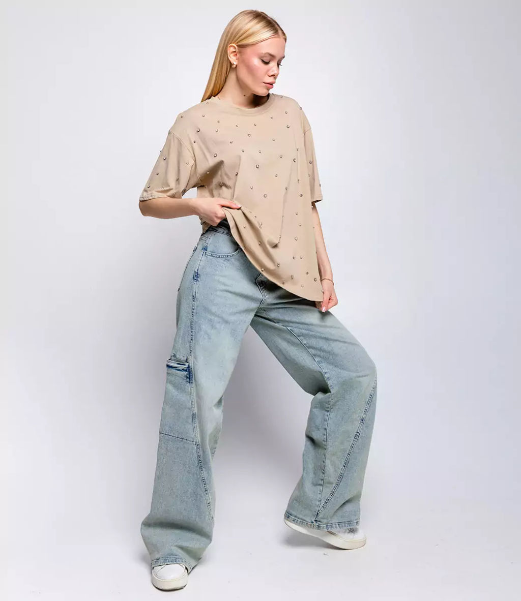 Футболка #БШ2019 (1), бежевый