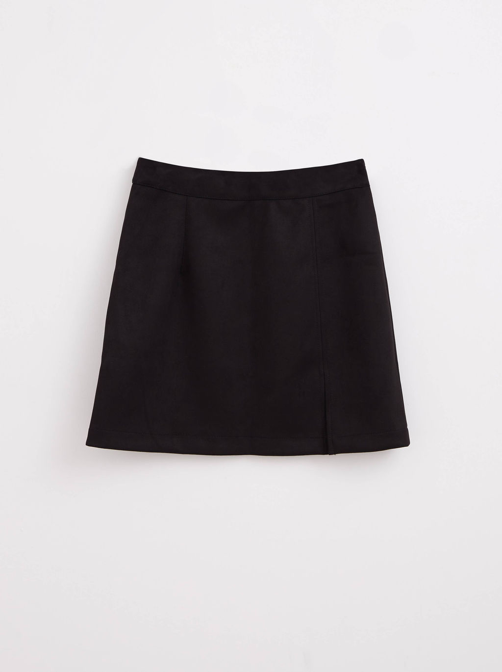 CONTE Замшевая мини-юбка с разрезом LU 1418 black