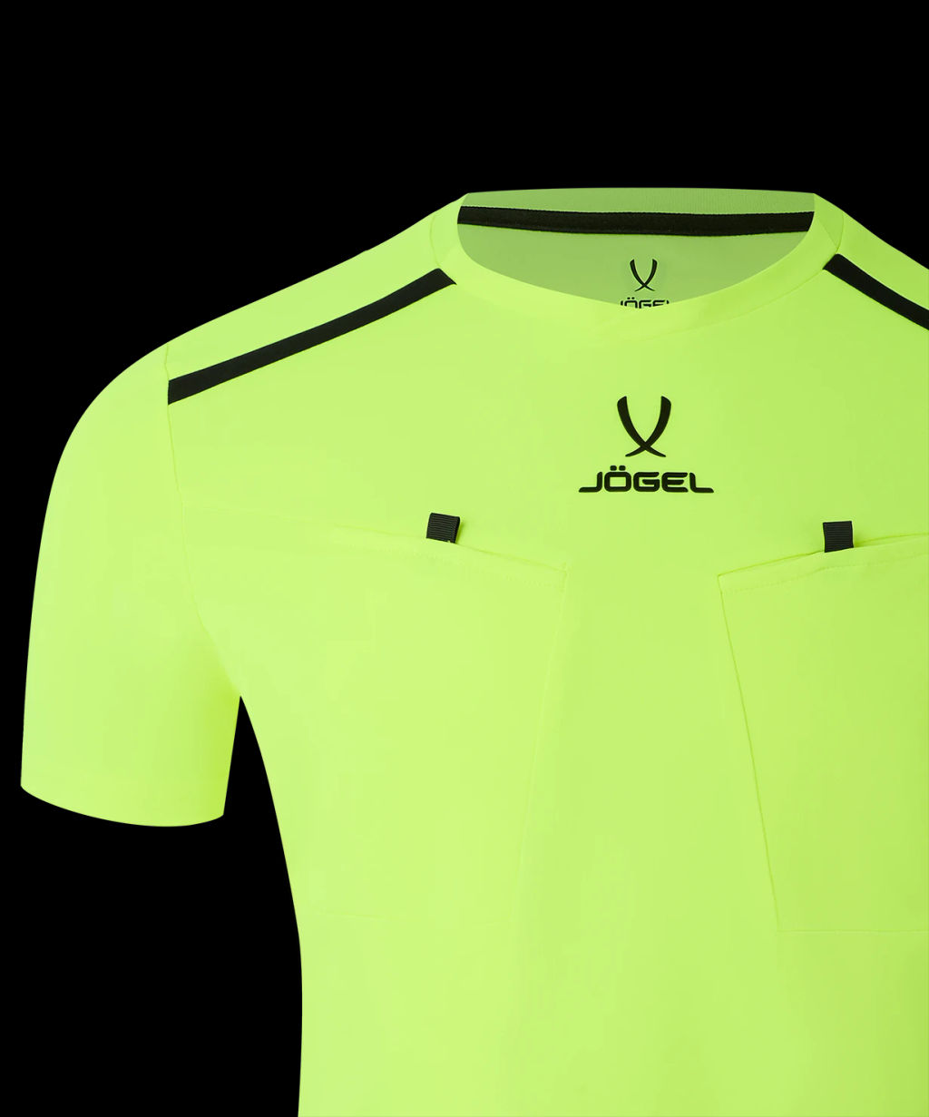 Футболка судейская JOGEL DIVISION PerFormDRY Referee Tee, желтый неон фото 4