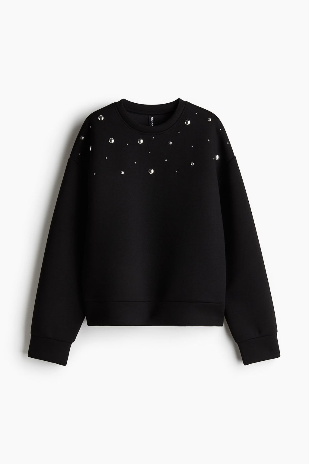 Sudadera efecto neopreno con tachuelas - H&m фото 5