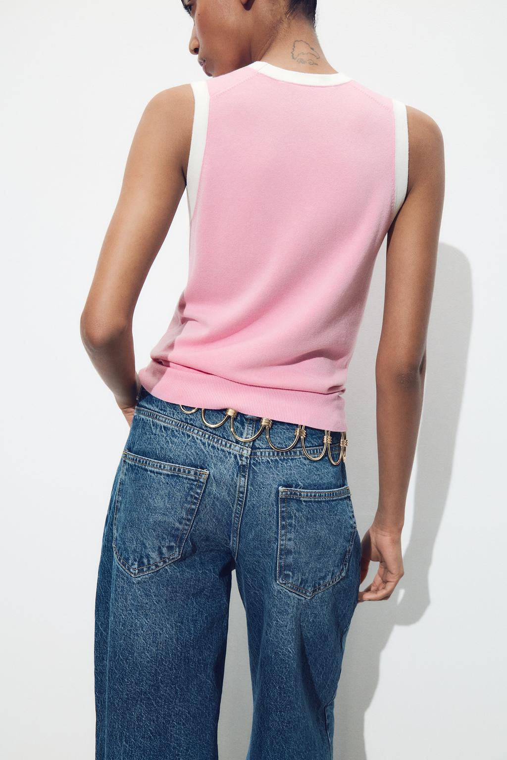 SLEEVELESS KNIT TOP - Zara фото 20