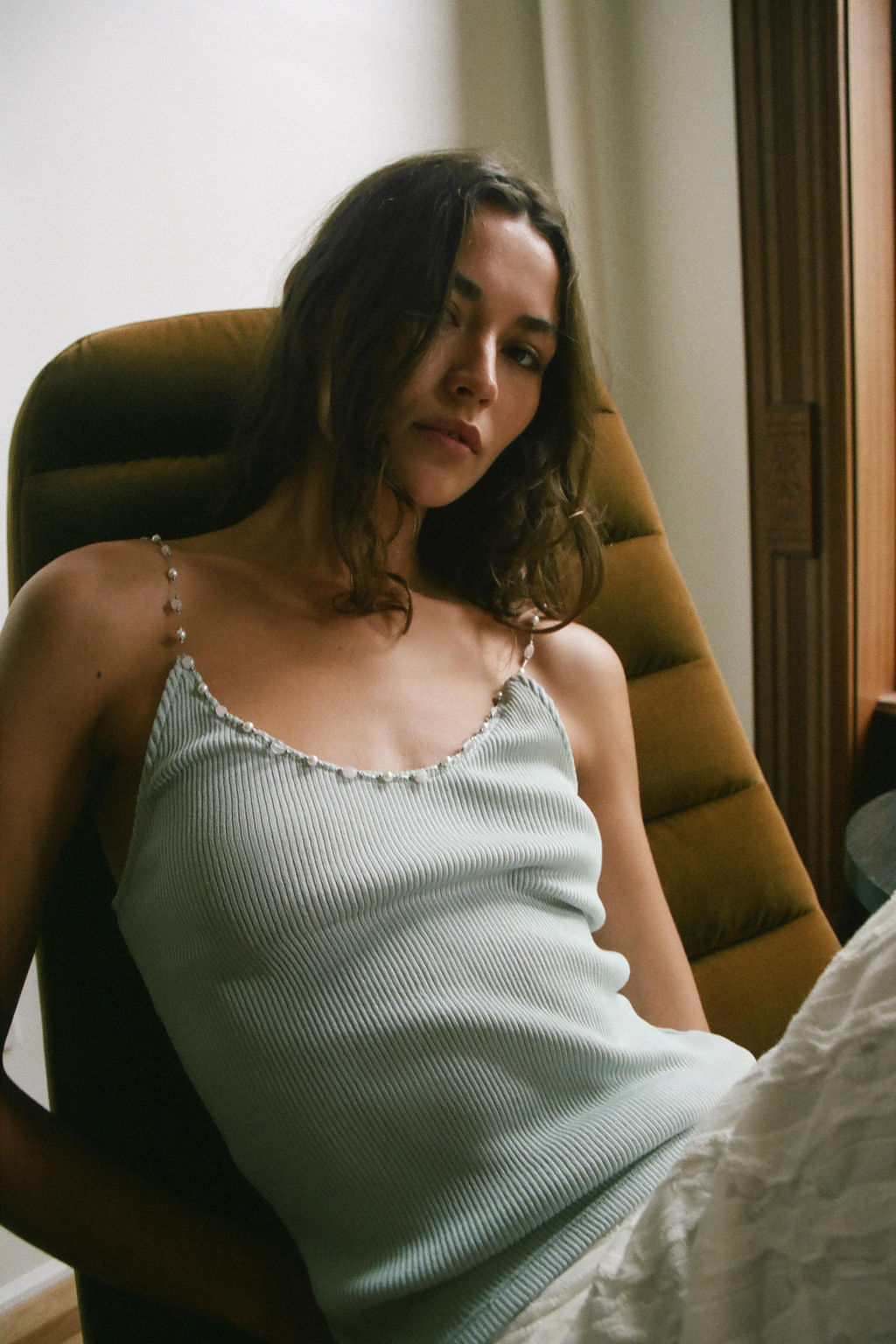 TOP RIB ABALORIOS / Gris perla - Zara фото 3