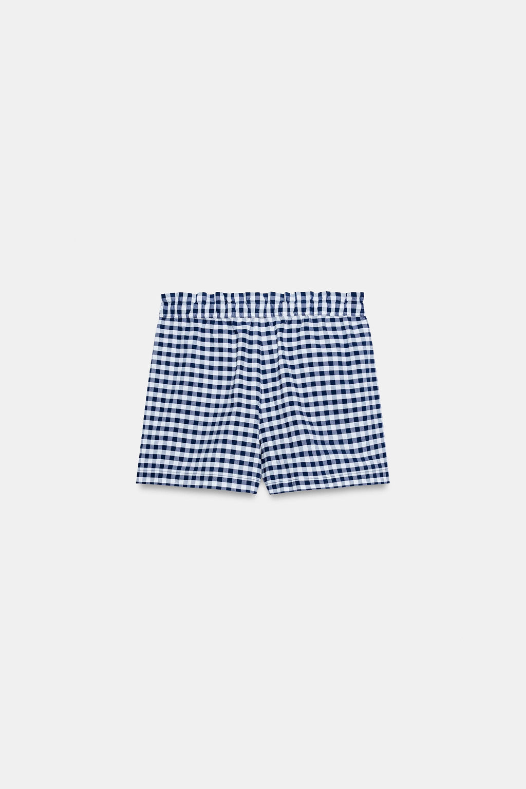 SHORTS CUADRO VICHY ZW COLLECTION / Blanco / Marino - Zara фото 10