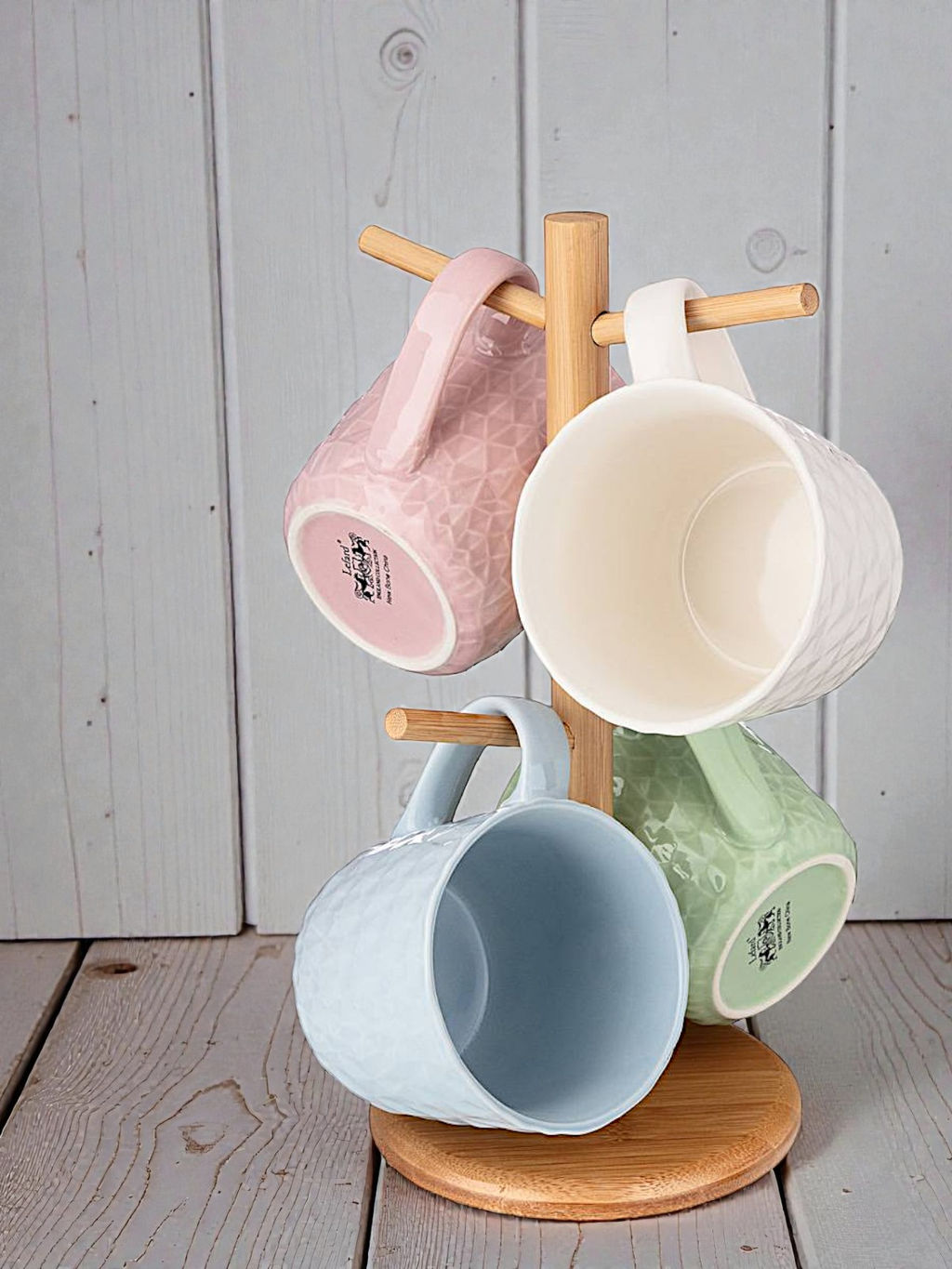 НАБОР КРУЖЕК LEFARD 460МЛ НА ДЕРЕВЯННОЙ СТОЙКЕ  фото 8