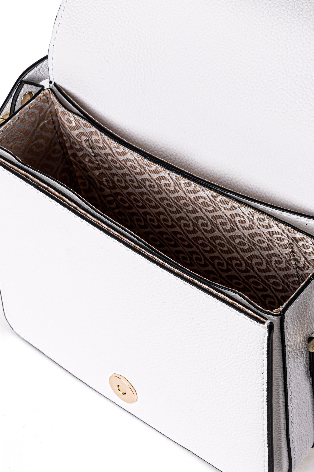 Женская белая сумка через плечо Неожиданная скидка в корзине