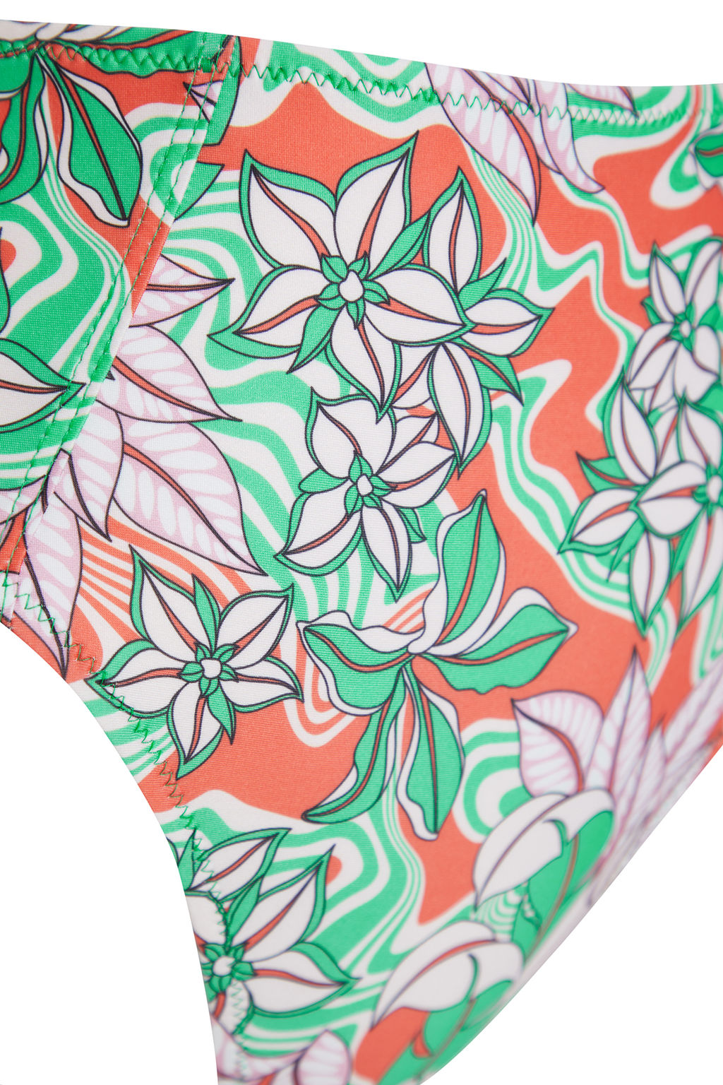 TRENDYOLMILLA Cicek Desenli Yuksek Bel Hipster Bikini Alt? TBESS24BA00124  фото 7