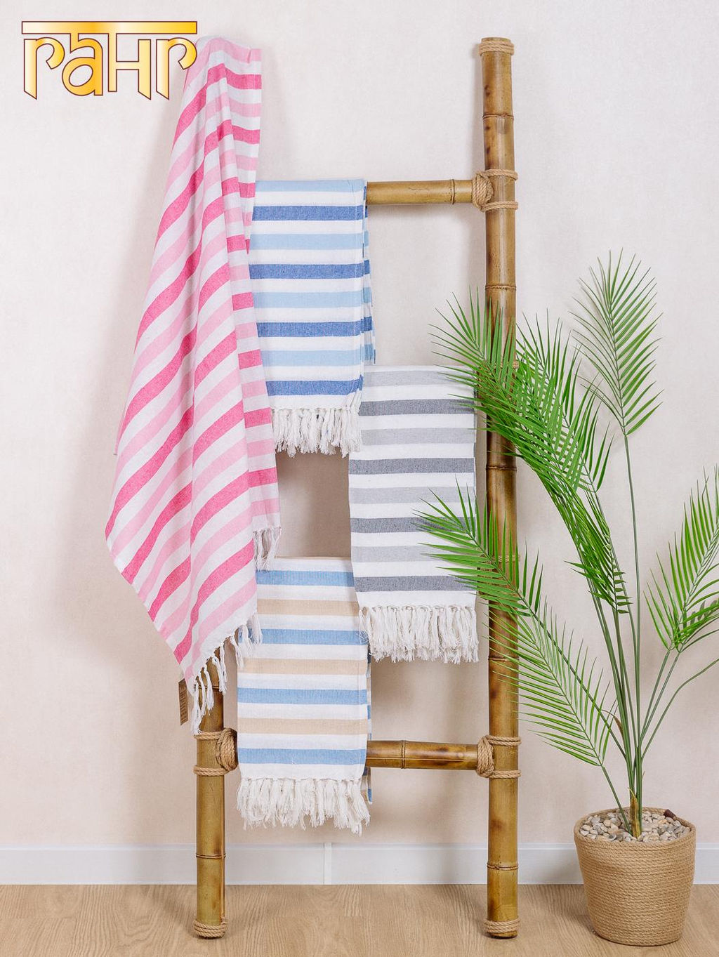 Покрывало-полотенце пляжное (хлопок) Тк№205/104/3 (90х180см) - Ганг фото 2