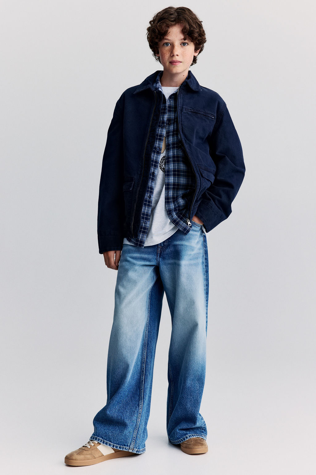 Loose Fit Wide Leg Jeans - H&m фото 2