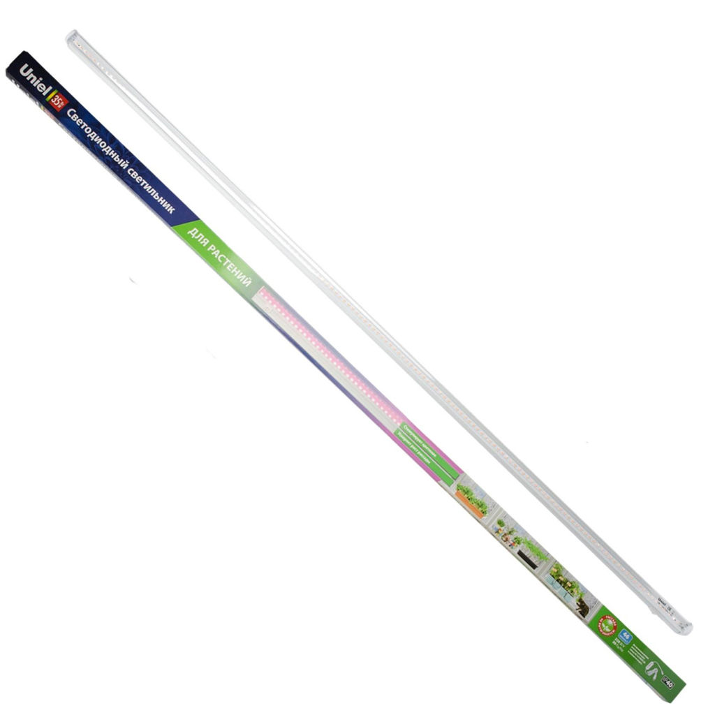 ULI-P21-35W/SPSB IP40 WHITE Светильник для растений светодиодный линейный, 1150мм, выкл. на корпусе. Спектр для рассады и цветения. TM Uniel - Volpe фото 11