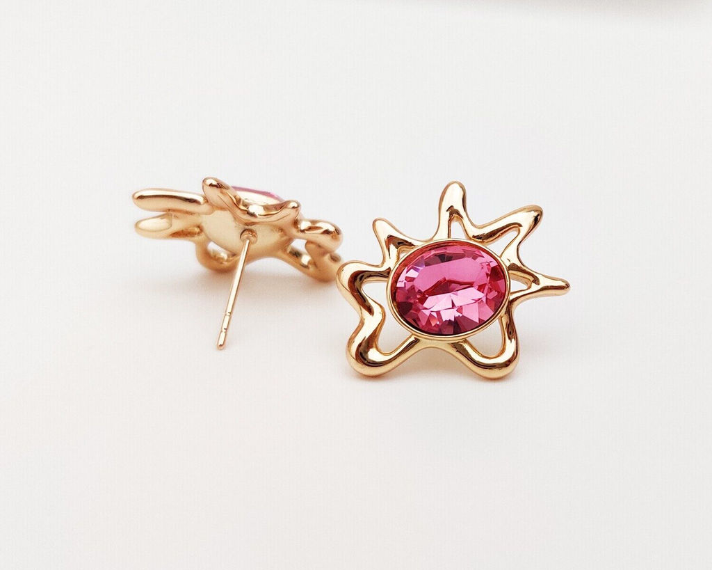 Серьги с кристаллами Swarovski