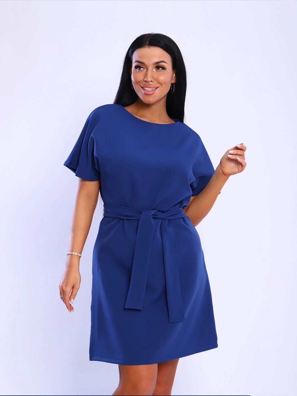 Платье женское, цвет синий