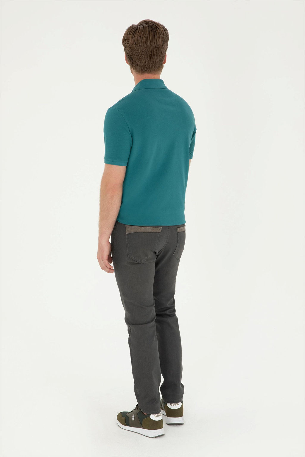 U. S. Polo Assn / Мужские бежевые джинсовые брюки - U.s. polo assn фото 4