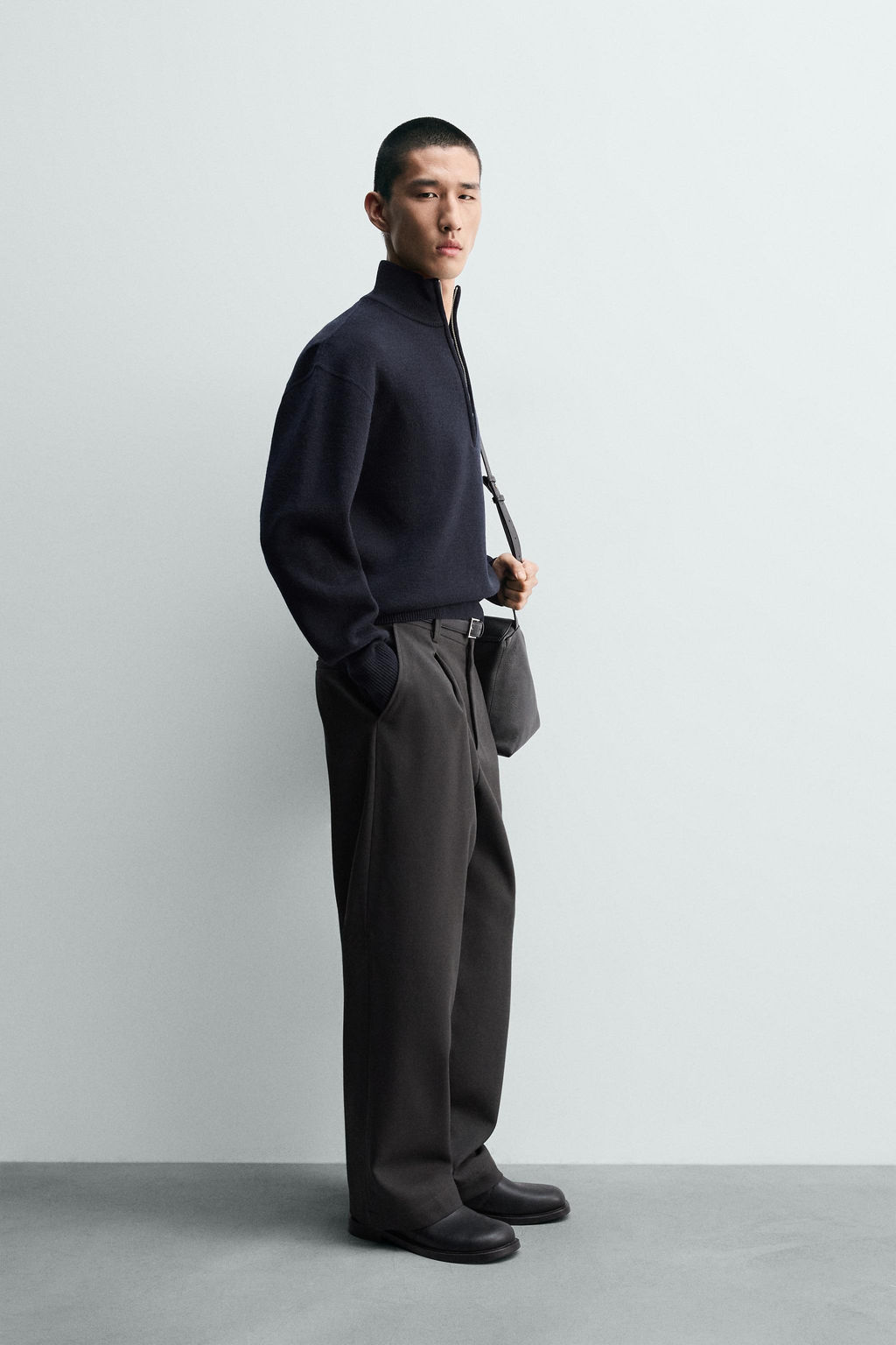 QUARTER-ZIP JUMPER - Zara фото 4