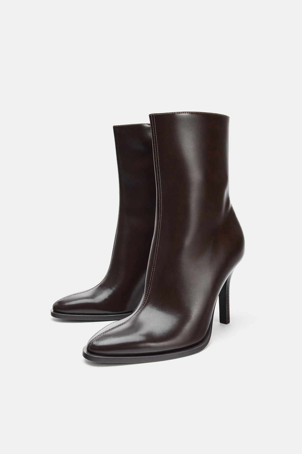 HIGH-HEEL ANKLE BOOTS - Zara фото 5