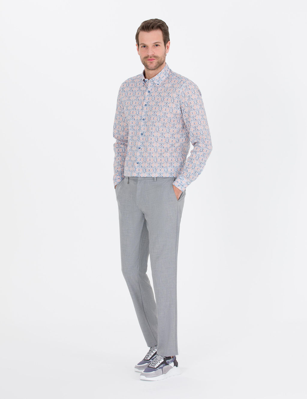 Gri Jogger Kuma_ Pantolon - Pierre cardin фото 3