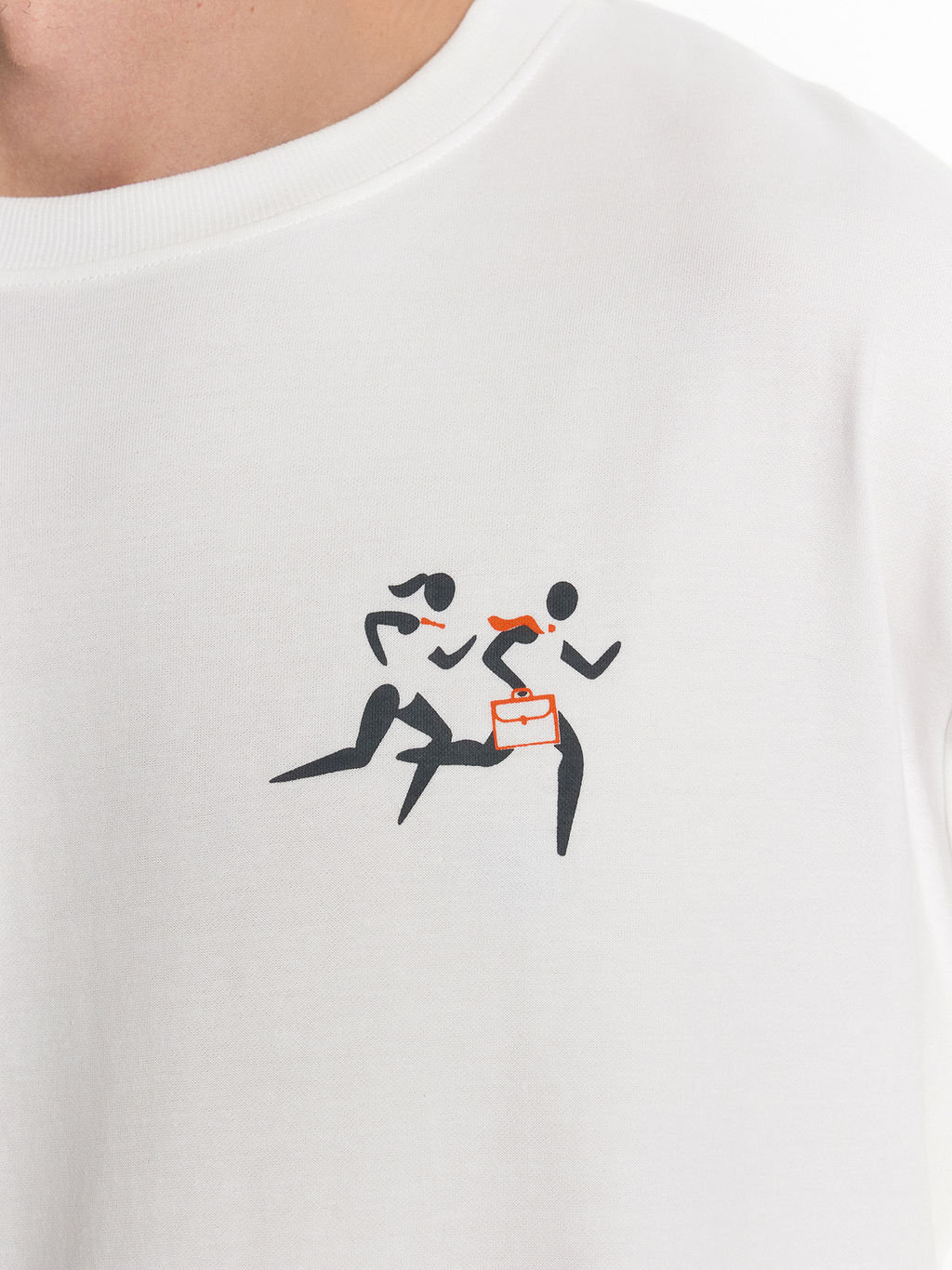 Футболка Mark Formelle Premium Base мужская интерлок белый  фото 7