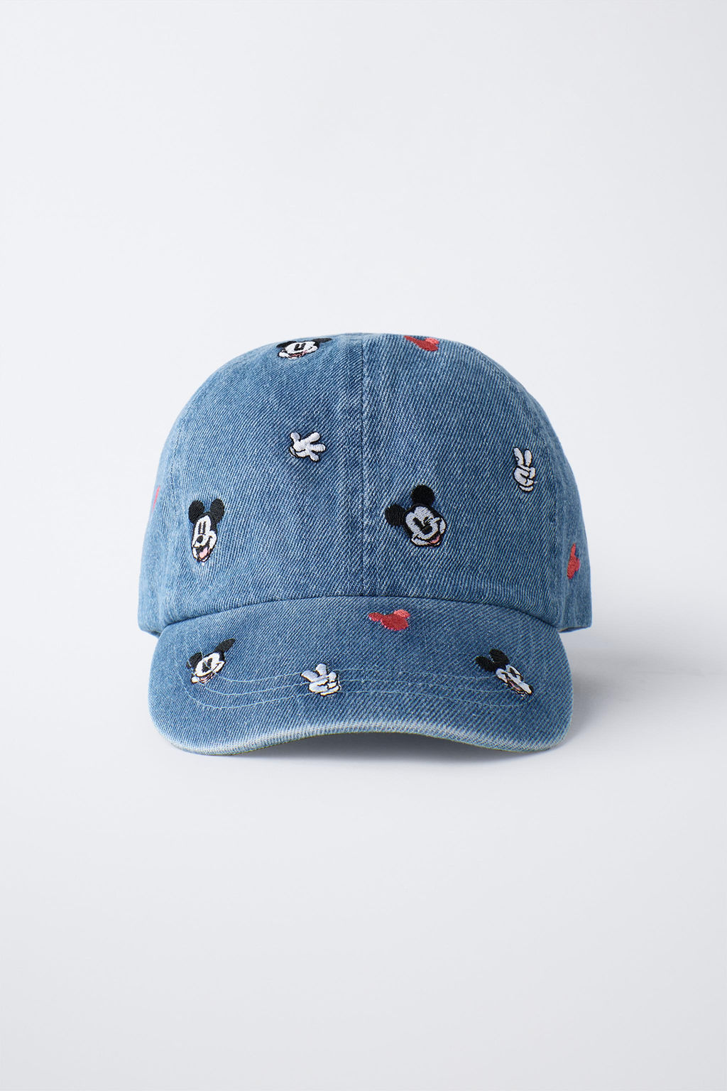 GORRA DENIM BORDADOS MICKEY MOUSE  DISNEY / Azul - Zara фото 4