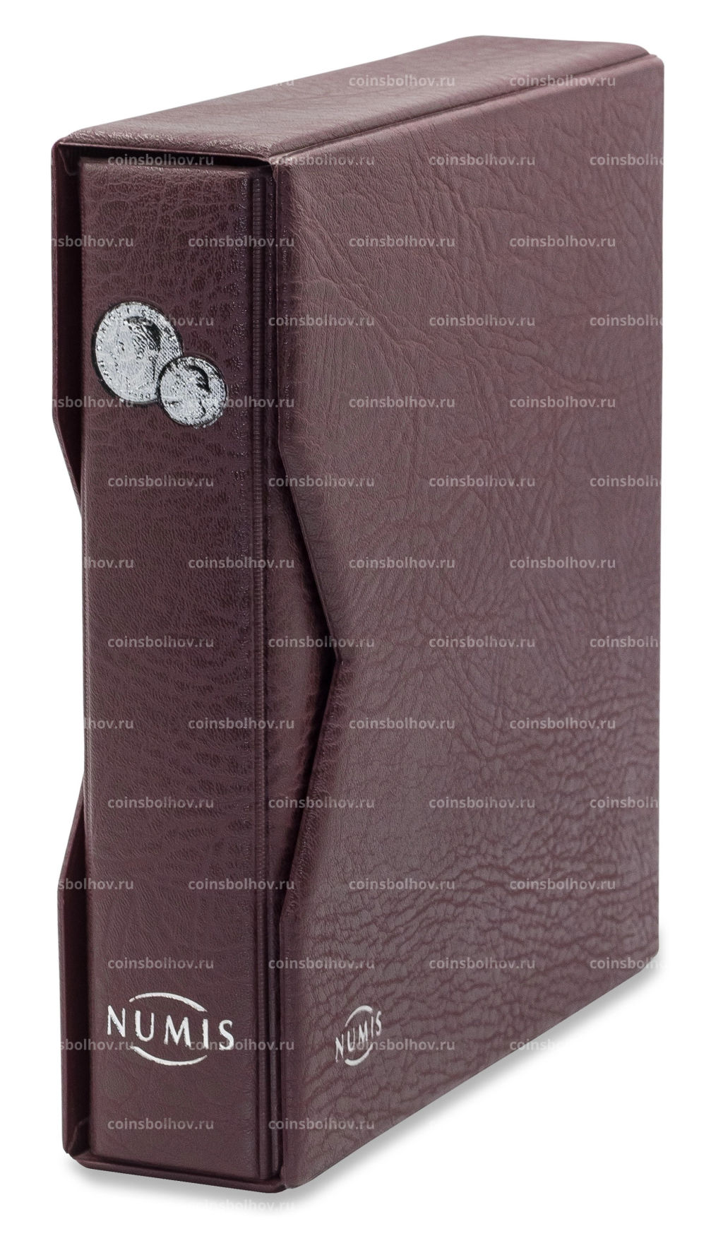 Aльбом для монет с 5 листами и защитным шубером формат Numis Красный LEUCHTTURM 338789