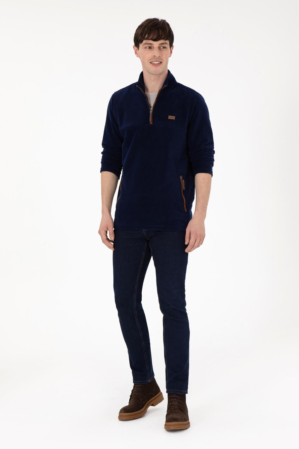 Мужской темно-синий свитшот Неожиданная скидка в корзине - U.s. polo assn фото 11