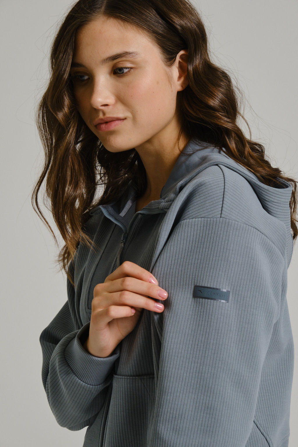 Толстовка на молнии Синий