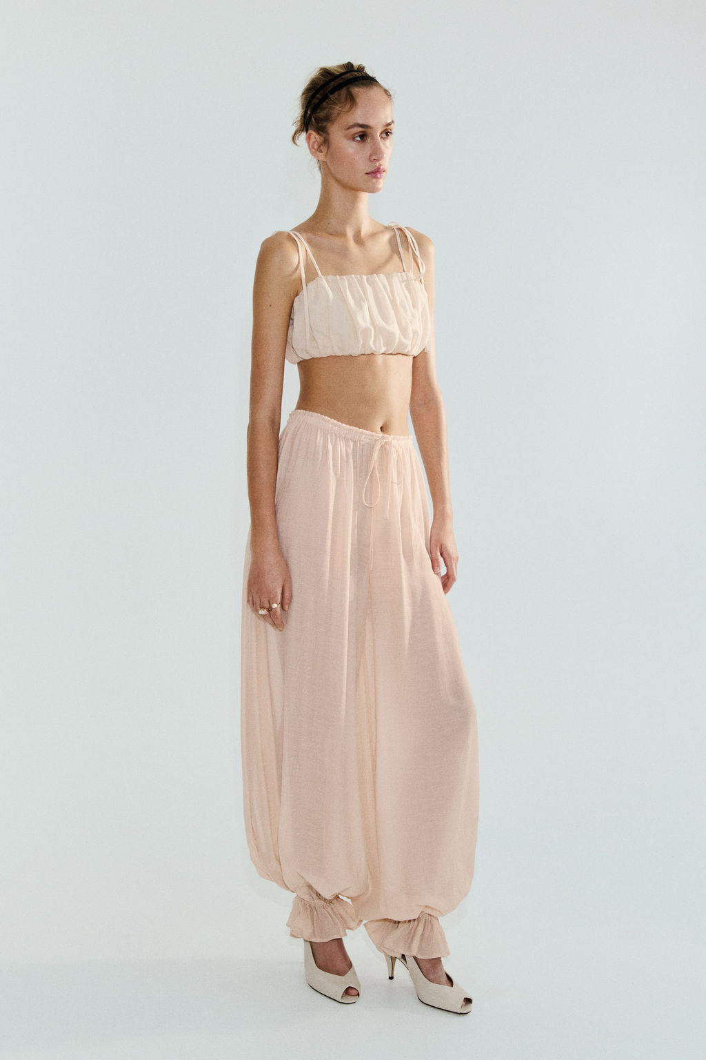 Pantal?n globo con cord?n de ajuste - H&m фото 2