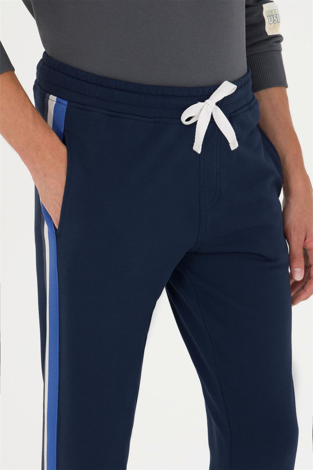 U. S. Polo Assn Мужские темно-синие спортивные штаны - U.s. polo assn фото 11