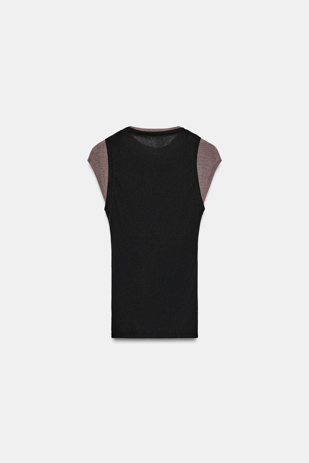 DOUBLE CONTRAST EFFECT TOP - Zara фото 8