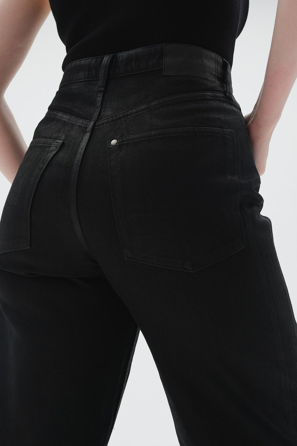 Curvy Fit Wide Ultra High Jeans - H&m фото 7