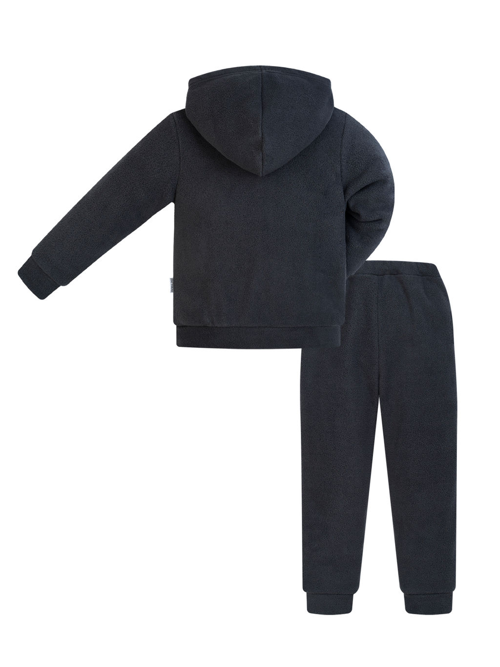Костюм детский флисовый черный 7043 г(ш) (104, 56)